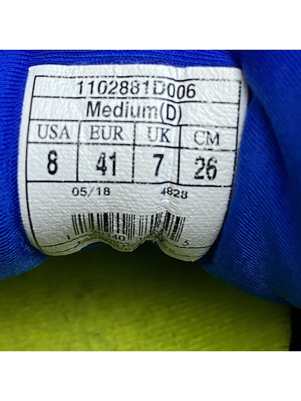 Brooks Ghost 11 Shoes Mens Sz 8 Gray Blue Athletic Running Sneakers 1102881D006 - Picture 6 of 15
